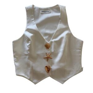 Amanda Uprichard Cream Top